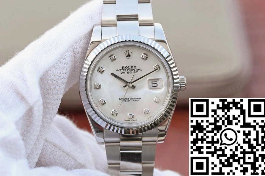 EW Rolex Mother-Of-Pearl Datejust Dial Factory M126334-0019 0413
